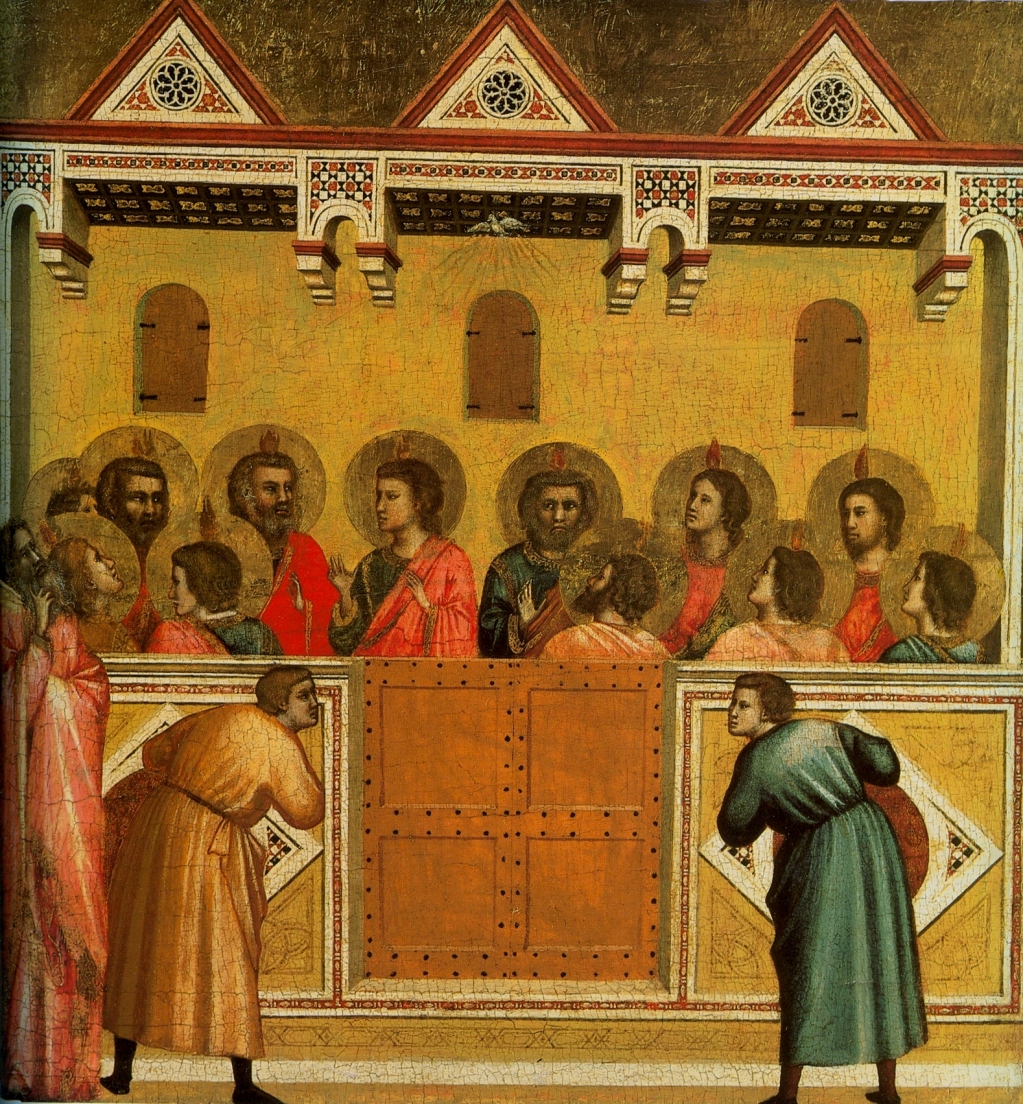Giotto._Pentecost._1320-25_National_Gallery,_London.
